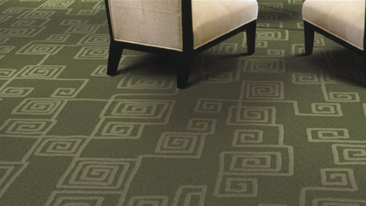 对地毯色泽图案的选定